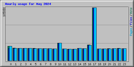 Hourly usage for May 2024